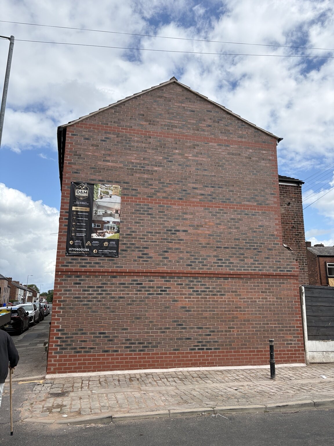 Completed gable rebuild